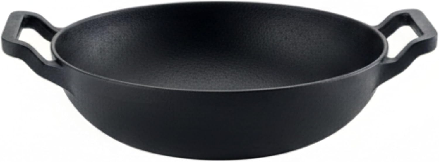 Cast Iron Deep Kadai 24 cm-2
