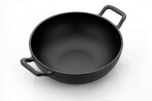 Cast Iron Deep Kadai 24 cm-8