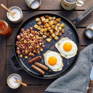 Cast Iron Multipurpose Tawa - 28 cm-5