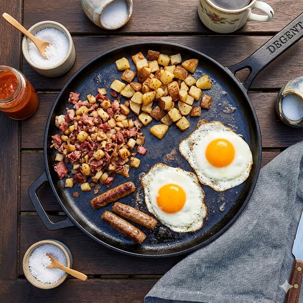 Cast Iron Multipurpose Tawa - 28 cm-5