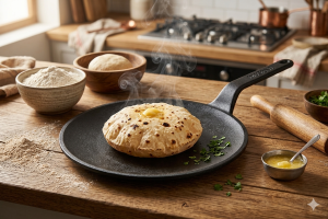 Cast Iron Roti Tawa - 26 cm-6