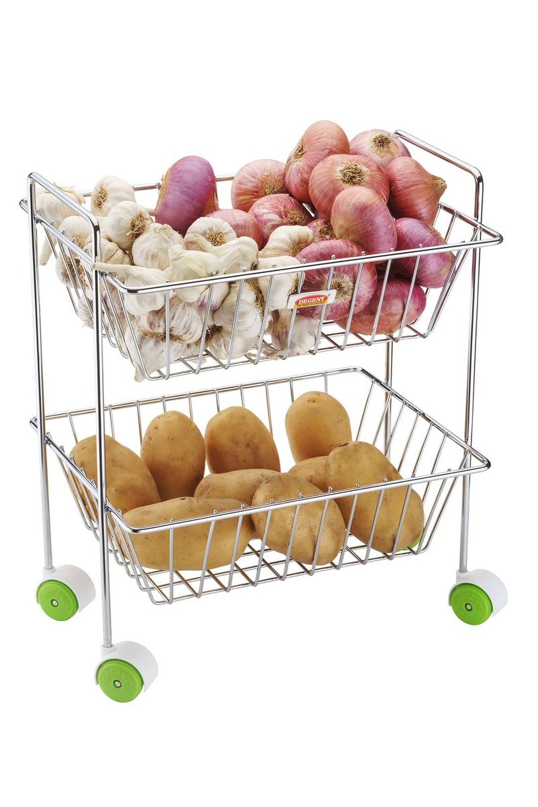 Veg Double Basket Trolley
