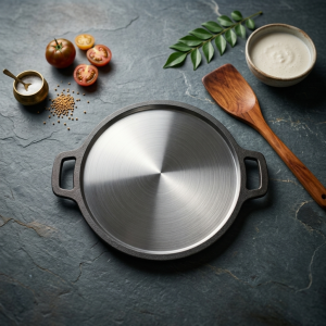 smooth cast iron tawa-2