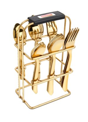Aura Gold 18 Pcs. S.S. Cutlery Set