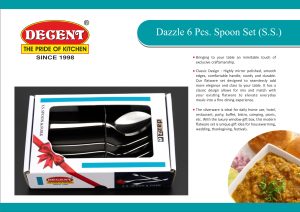 Dazzle 6 Pcs. Spoon Set